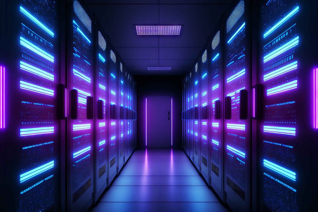 Serverraum mit vielen Applikationen